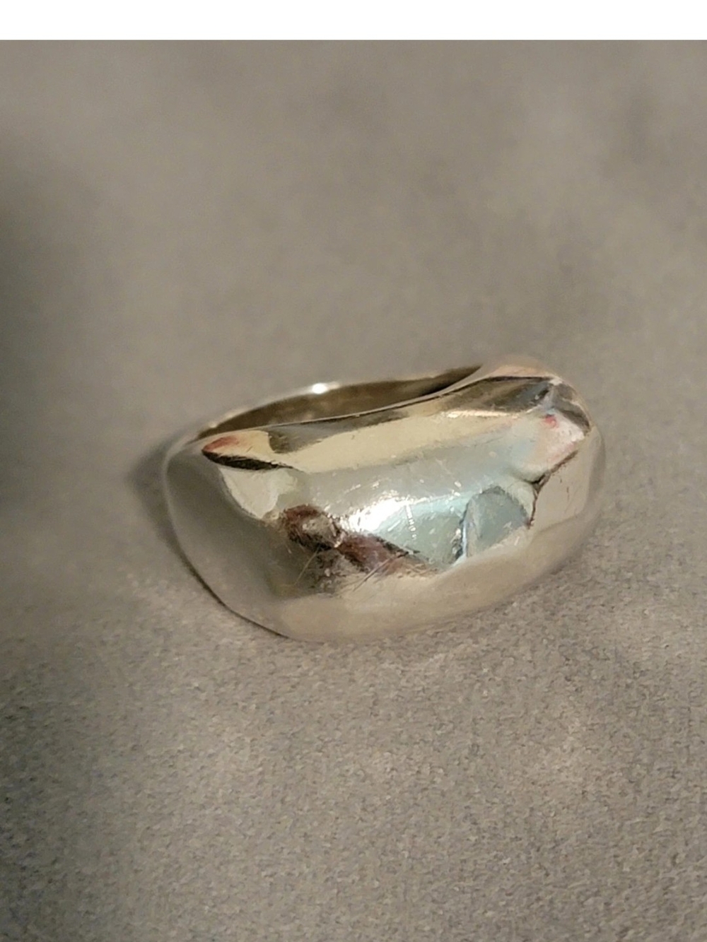 Silpada Hammered Dome Sterling Silver 925 Ring Size 10 - Picture 2 of 8